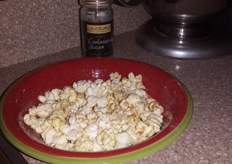 Simple Way to Make Award-winning Cinnamon and Sugar Popcorn