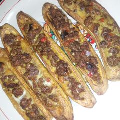 A picture of Stuffed plantain.