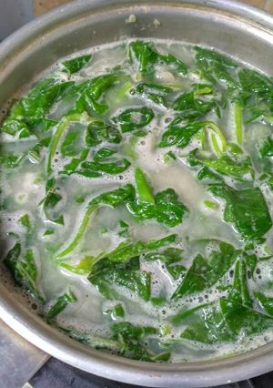 Foto resep Bobor bayam