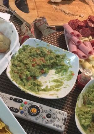 Una foto de Salsa guacamole.