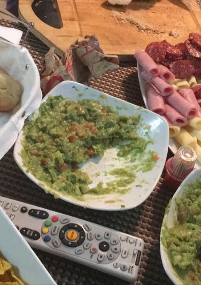 Una foto de Salsa guacamole.