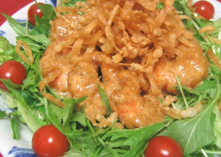 How to Prepare Quick Banquet Style Prawn Salad