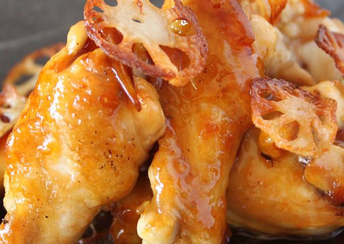 Sweet, Salty and Delicious! Stir-Fried Marmalade Chicken Drumettes
