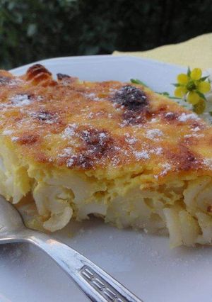 Una foto de Macarrones dulces al horno