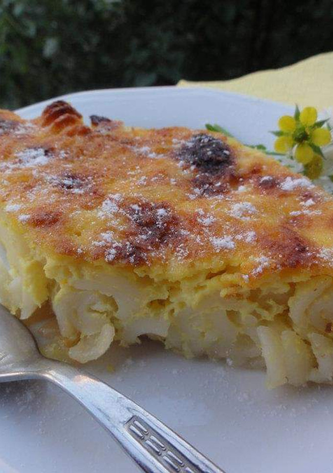 Una foto de Macarrones dulces al horno
