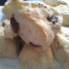 A picture of Easy Chocolate Scones Just Like Starbucks.