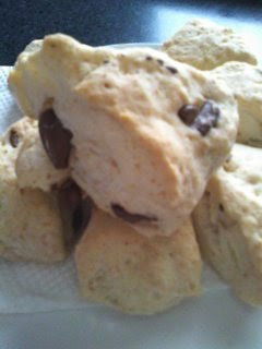 A picture of Easy Chocolate Scones Just Like Starbucks.