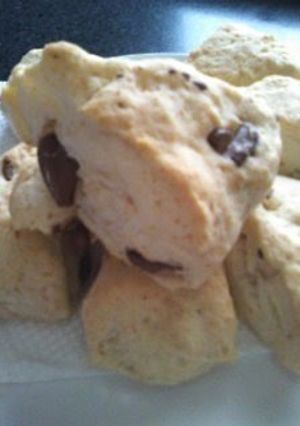 A picture of Easy Chocolate Scones Just Like Starbucks.