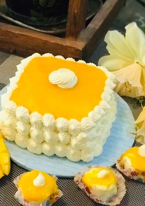 A picture of Special Mango cake.