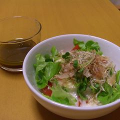 A picture of Healthy Thick and Silky Tofu Salad.