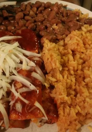 A picture of Enchiladas Rojas (Red Enchiladas).