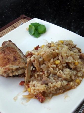 Recipe chicken and chorizo risotto the Can Spoil the Tongue Can spoil the tongue