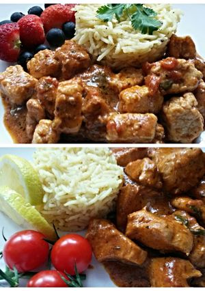 A picture of Sig's Friend, Butter Chicken and/or Vegetarian Recipe from Delhi.