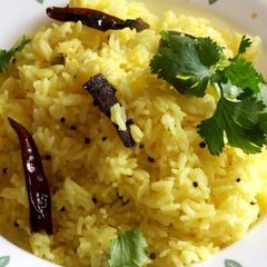 A picture of Lemon Rice.