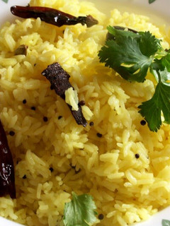 A picture of Lemon Rice.