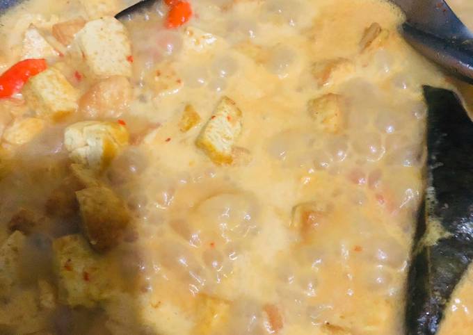 Resep Sayur Tahu Kuning Santan, Sempurna