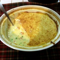 A picture of Dave's Chicken Pot Pie.