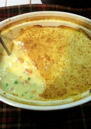 A picture of Dave's Chicken Pot Pie.