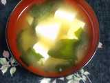 tofu wakame miso soup