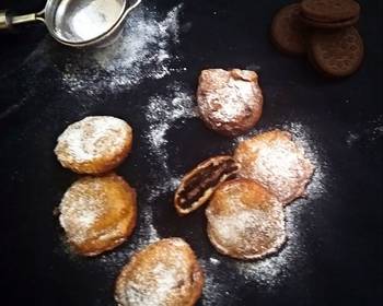 The New Way Prepare Recipe Fried Oreos  Sandwich Cookies Delicious and Healthy