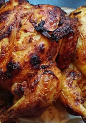 صورة لوصفة دجاج مشوي بالصوص الحار🔥