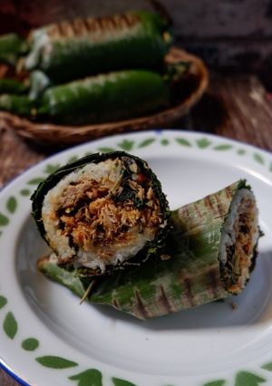 Foto resep Nasi Bakar Pampis Tongkol