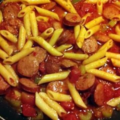 A picture of Spicy Sausage Pasta.