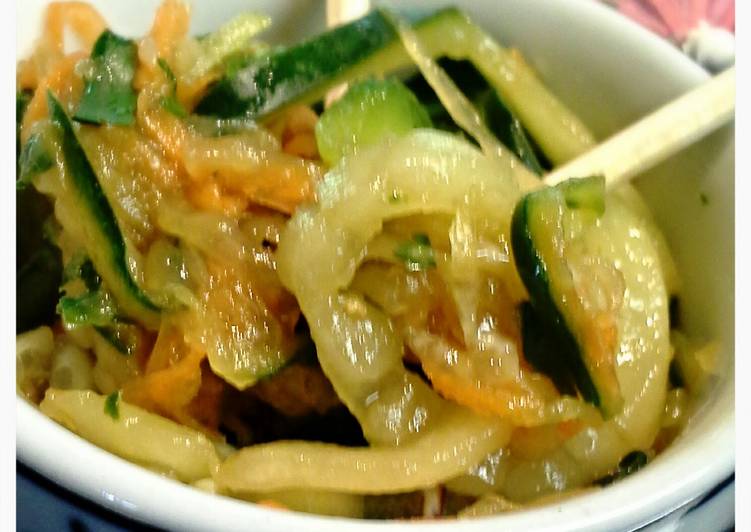 Recipe of Speedy Pad Thai Cucumber Salad