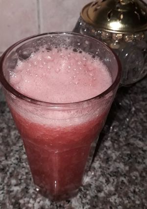 صورة لوصفة عصير البطيخ 🤩