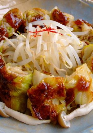 A picture of Cabbage-Wrapped Pork Belly.