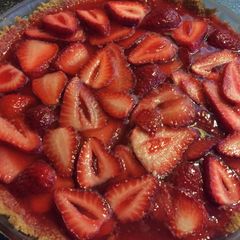 A picture of Strawberry pie.