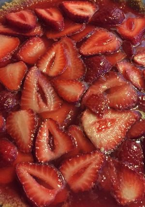 A picture of Strawberry pie.