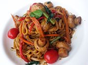 A picture of baked linguine