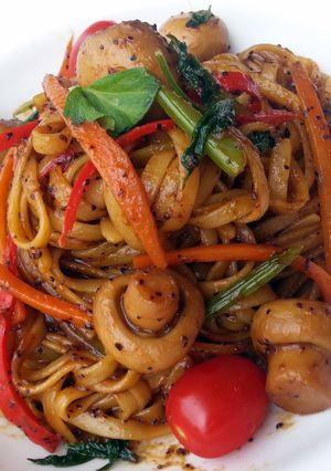 A picture of Black Pepper Linguine.