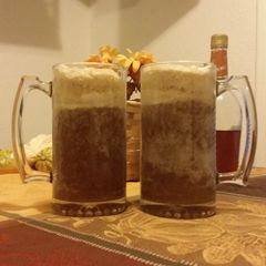 A picture of Butterbeer.