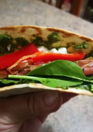 Una foto de Fajita a mi manera para el desayuno