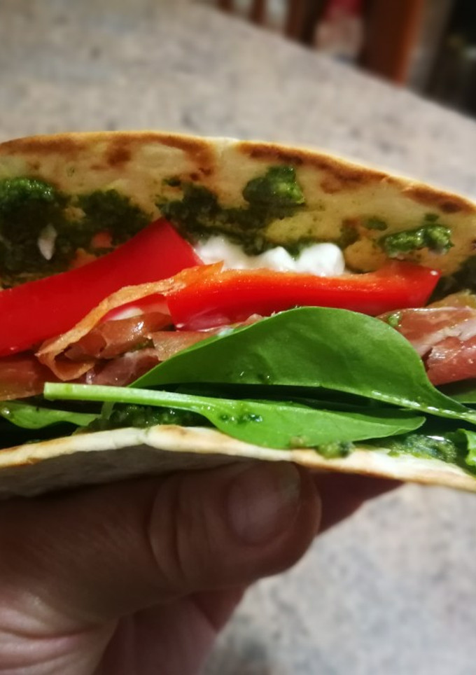 Una foto de Fajita a mi manera para el desayuno