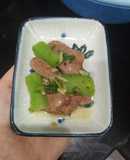 Gan gà om mướp cho bé