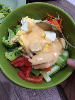 Foto resep Salad sayur dengan thousand island