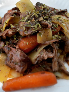 Una foto de Pappardelle con ragout de ternera (glutenfree)