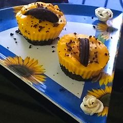 A picture of Oreo pudding cake.