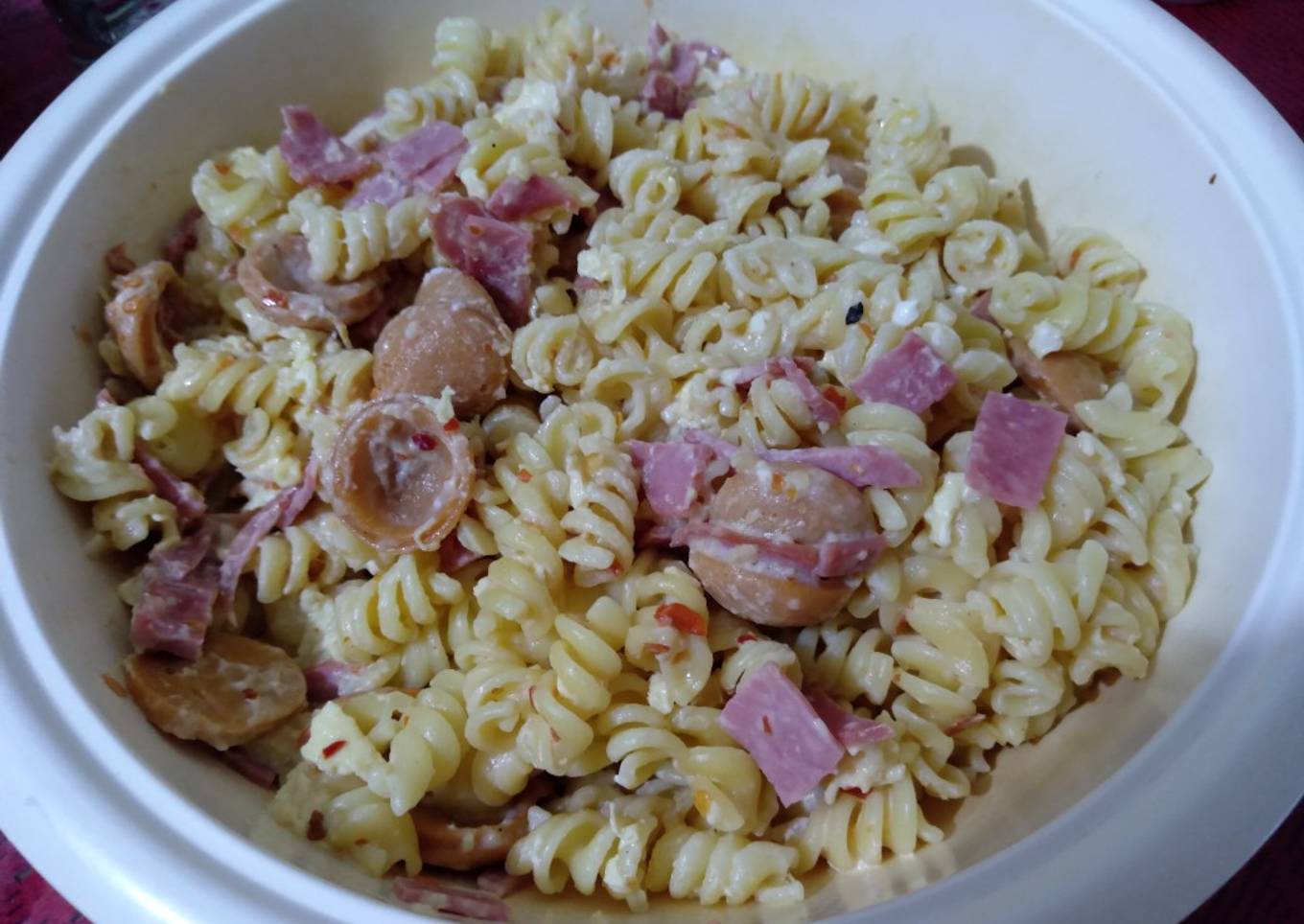 Pasta Creamy Smoke Beef