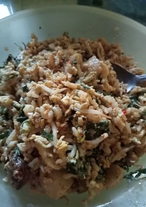 Foto resep Nasi campur makanan penambah berat badan