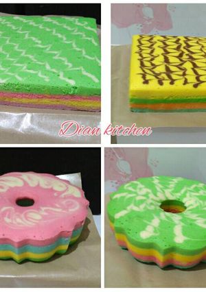 Foto resep Bolkus pelangi
