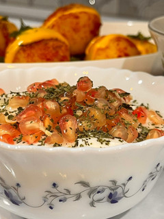 عکسی از دستور سالاد ماست و انار