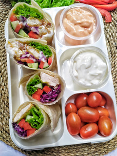 Foto resep Tortilla wraps / kebab gulung sayuran menu bekal