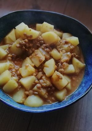 VEGÁN paprikás krumpli kicsit másképp recept fotója