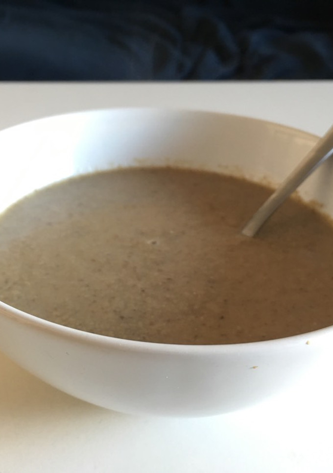 Una foto de Crema de champiñones
