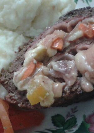 Una foto de Pan de Carne relleno