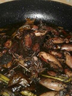 Foto resep Tumis cumi hitam